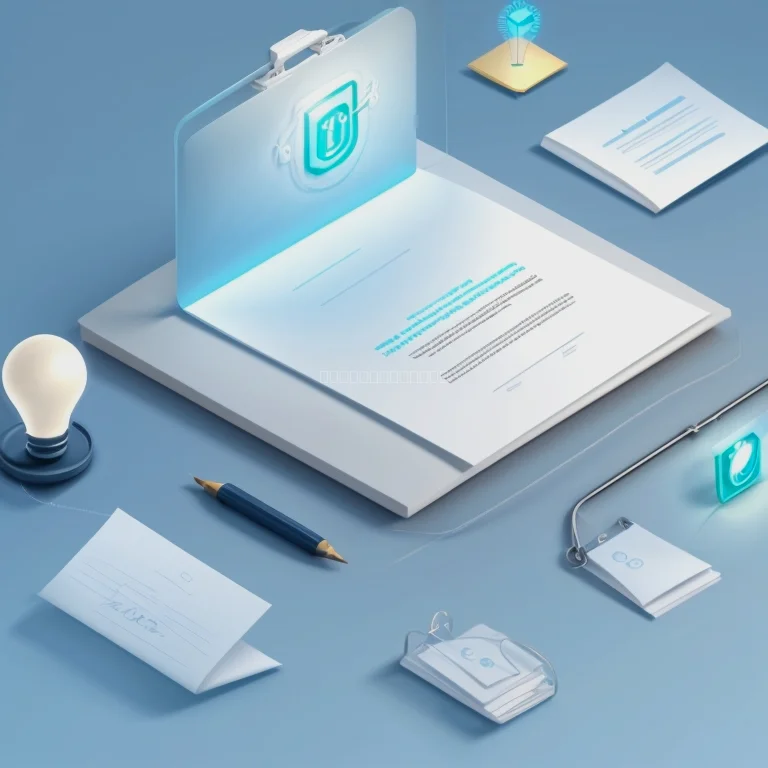 Patent blueprint illustration